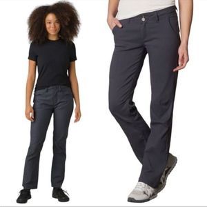 NWT PrAna Halle Pant Short Inseam in Coal Size 8